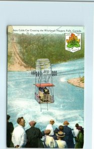 M-25738 Aero Cable Car Crossing the Whirlpool Niagara Falls Canada