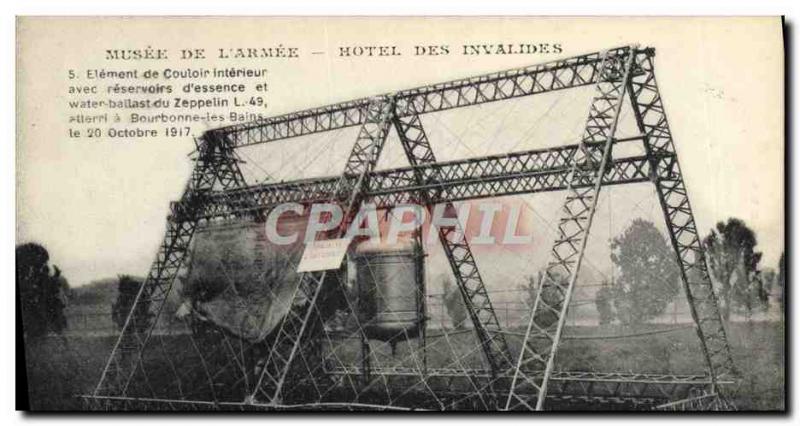 Old Postcard Army Museum of & # 39armee Hotel des Invalides Paris interior co...