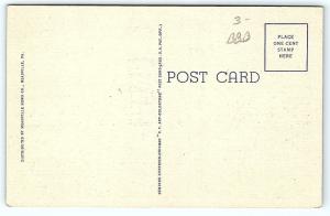 Postcard PA Meadville American Viscose Corporation Vintage Linen