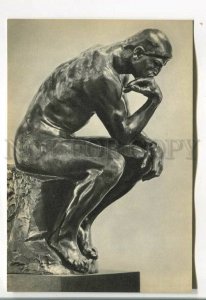 485719 USSR 1968 year Auguste Rodin thinker postcard