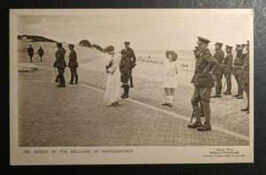 Mint Vintage Queen of the Belgians as Photographer Real Picture Postcard RPPC