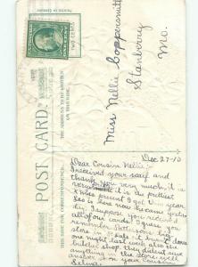 Divided-Back NEW YEAR SCENE Great Postcard AA2077