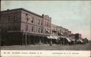 Redfield SD Humboldt Ave c1910 Postcard