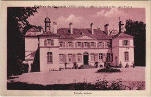 CPA chateau de unwound-pres vichy-facade arrival (1221019) 