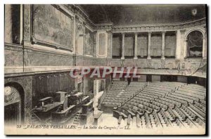 Old Postcard Versailles Palace Of Congress Chamber