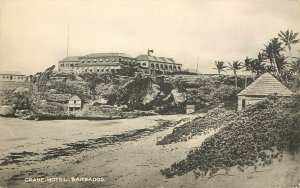 c1910 Lithograph Postcard, Crane Hotel, St. Philip Barbados, B.W.I. Unposted