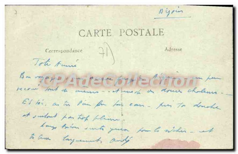 Postcard Old Bridge On The Loire Digoin