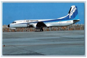 Japan Postcard JA8772 C/N 2146 Air Nippon Airplane at Okinawa-Naha c1960's