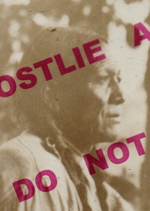 Western U.S. RPPC c1910 INDIAN MAN Indians HOLDING RIFLE Posing WILD WEST