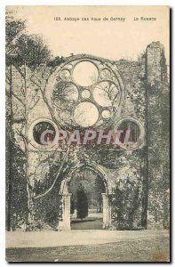 Postcard Abbey of Vaux Cernay The Rosette