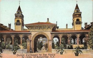 Outer Entrance to the Ponce De Leon St Augustine, Florida