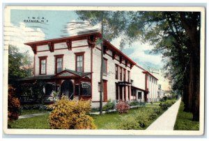 1917 Y.M.C.A. Exterior Buildings Batavia New York NY Posted Vintage Postcard