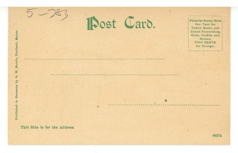 ME - Saco. Saco River, Cataract Falls