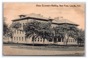 Home Economics Building State Farm Lincoln Nebraska NE 1911 DB Postcard V16