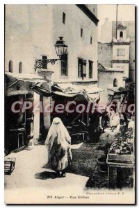 Postcard Old Street ALGIERS Klber