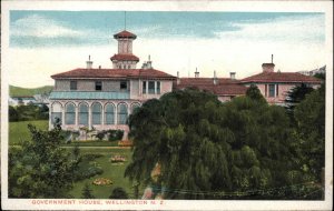 Wellington New Zealand Government House Vintage Postcard