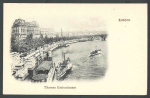 Ca 1902 PPC* London Thames Embankment Mint UDB