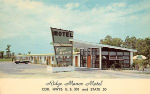 Ridge Manor Motel Ridge Manor FL Postcard