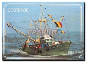 Modern Postcard Oostende Visserssloep Barque de Peche