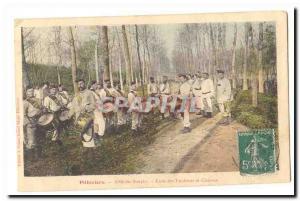 Pithiviers Old Postcard Allee des soupiers School drum and bugle