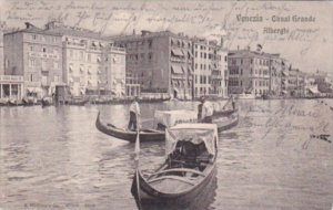 Italy Venezia Canal Grande Alberghi 1928