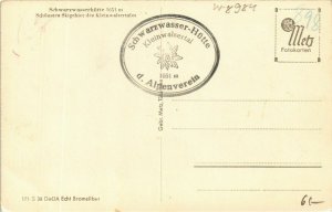 CPA AK Relief u. Tourenkarte des Schwarzwassertales GERMANY (919730)
