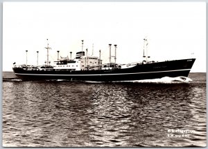 Ship Wilhelmsen Lines Oslo - Norway Cruise Ship Real Photo RPPC Postcard