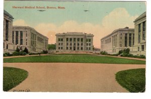 Harvard Medical School, Boston, Massachusetts, Used 1913 Flag Cancel