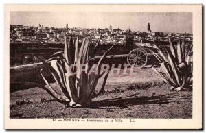 Old Postcard Morocco Panorama of the City