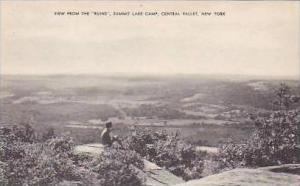 New York Central Valley View From The Ruins Summit Lake Camp Artvue