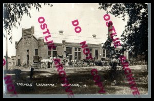 Belmond IOWA RPPC c1915 CREAMERY nr Clear Lake Clarion Garner Latimer Rowan