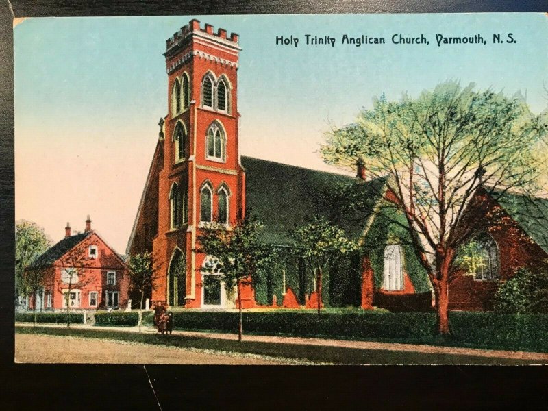 Vintage Postcard 1907-1915 Holy Trinity Anglican Church Yarmouth Nova Scotia