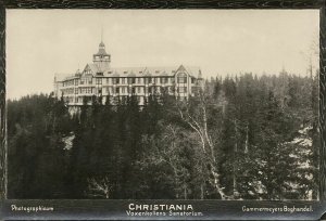 norway norge, CHRISTIANIA, Voxenkollens Sanatorium (1890s) Photographicum