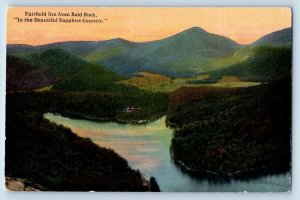 Bald Rock North Carolina NC Postcard Aerial View Of  Fairfield Inn Motel Vintage