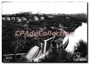 Modern Dam Post Card Eguzon Crete From length 300 meters