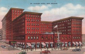 Postcard St Charles Hotel New Orleans LA