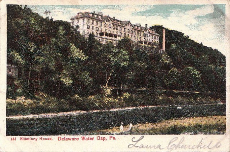 Postcard Kittatinny House Delaware Water Gap PA