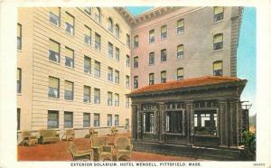 Exterior Solarium Hotel Wendell 1920s Pittsfield Massachusetts Teich 9270