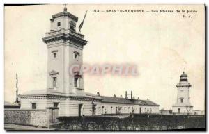 Old Postcard Sainte Adresse Lighthouse Lighthouses of Heve