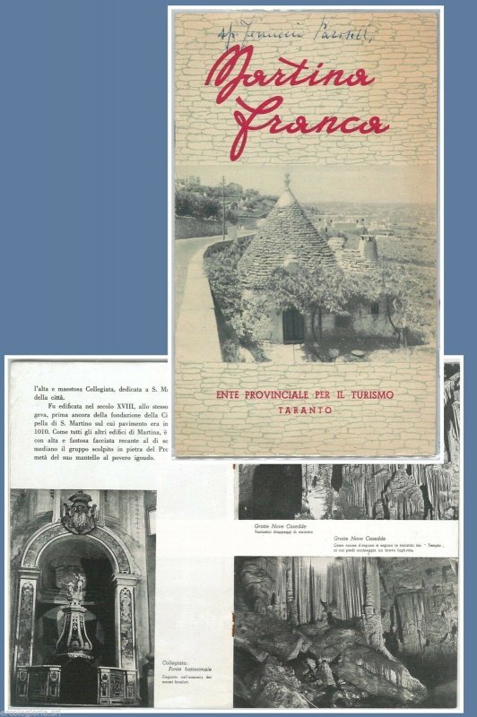 640401 - vintage tourist brochure - 1930s/50s - martina franca Taranto-