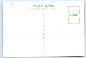 Taichung Confucious Temple - Taiwan 4x6 Postcard