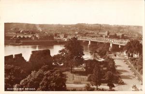 uk21208 rochester bridge real photo  uk