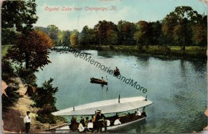 Crystal Lake near Champaign IL Postcard PC330