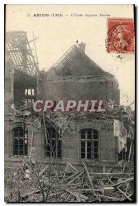 Old Postcard Army Amiens January 1918 Augustus School