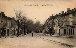 CPA CAUSSADE Avenue d'Auvergne (614894)