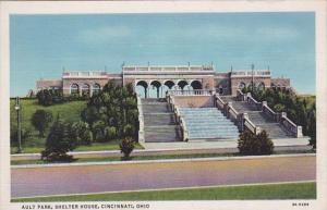 Ohio Cincinnati Shelter House Ault Park Curteich