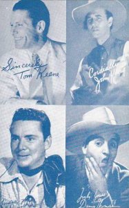 Cowboy Arcade Card Tom Keene John King Russell Hodgins & Danny Thomas