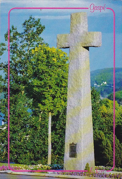 Canada Granite Cross Christ-Roi Cathedral Perce Quebec