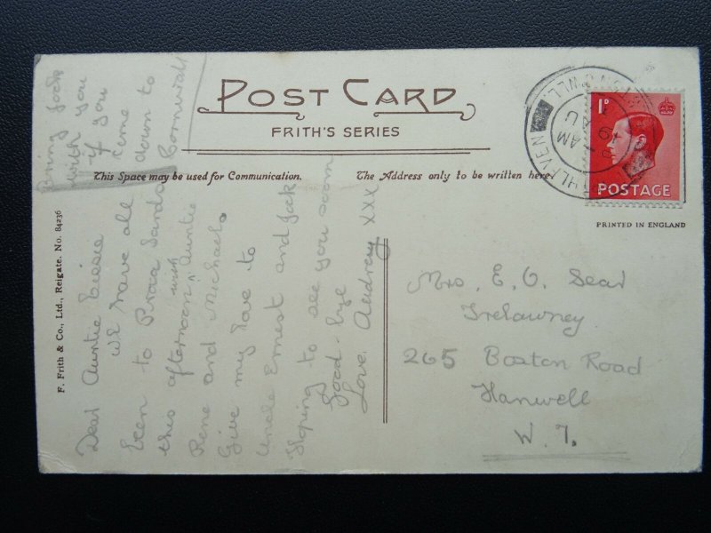 Cornwall Penzance ST. MICHAEL'S MOUNT Castle Chapel c1930's Postcard by Frith