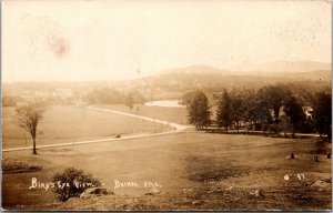 Real Photo Postcard Birds Eye View of Bethel, Maine~135452